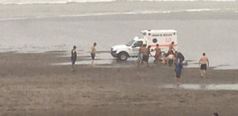 Cay� un rayo en Monte Hermoso e hiri� a seis personas