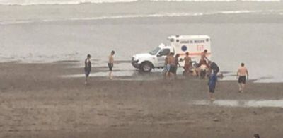 Cay� un rayo en Monte Hermoso e hiri� a seis personas
