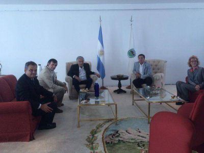 Entre anuncios y actividades pol�ticas, Esteban Bullrich visit� San Luis