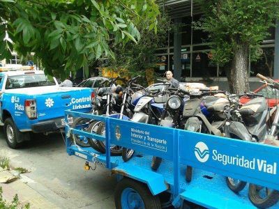 Comienzan a desalojar el dep�sito de 20 y 50: Van a rematar las motos abandonadas