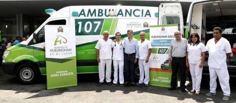 Hurlingham ya cuenta con nuevo servicio de emergencias m�dicas