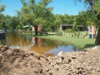 La costa ramallense est� bajo agua
