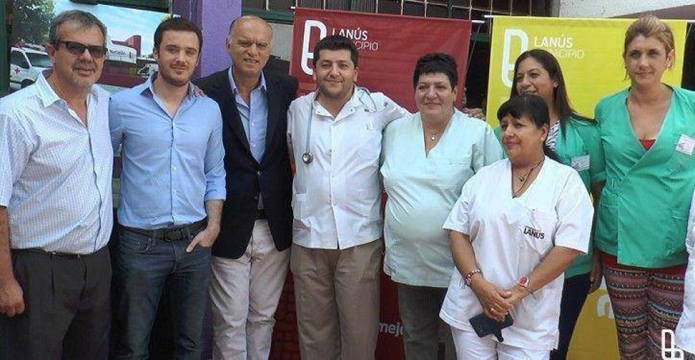 GRINDETTI ANUNCI� OBRAS DE REMODELACI�N DE LA SALA NATIELLO
