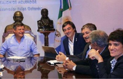 El gobernador se mostr� �contento� tras la reuni�n con Bullrich
