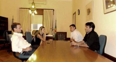 El intendente recibi� al Presidente de Centrales de la Costa Atl�ntica
