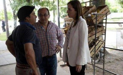 Salom�n recibi� a Vidal en Saladillo