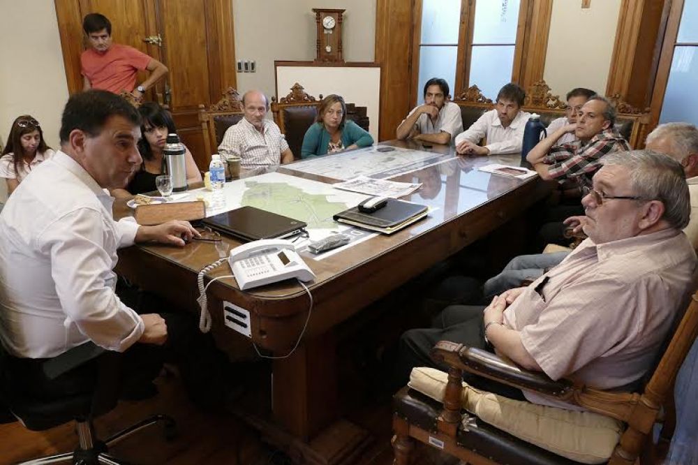 El Intendente se reuni� con Hugo De Franchi y concejales