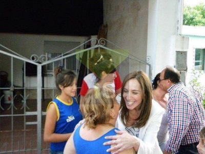 La Gobernadora Vidal estuvo en Saladillo y en silencio