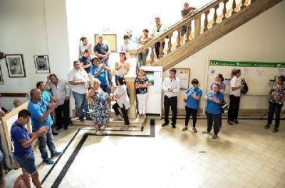 Concejales de la oposici�n apoyaron el paro de trabajadores municipales