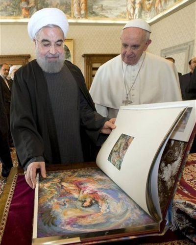 Junto a Rohani, el Papa destac� el rol de Ir�n en Medio Oriente
