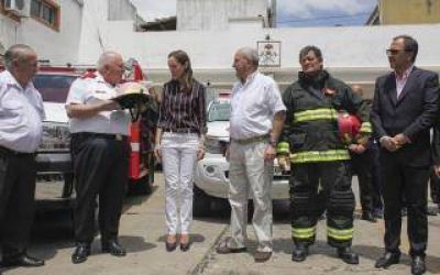 Vidal recibi� a Federaciones de Bomberos Voluntarios