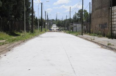 El Municipio completa obras de desag�es y pavimentaci�n en la zona norte