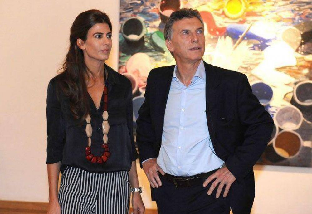 Mauricio Macri y Juliana Awada, en el Museo de Bellas Artes