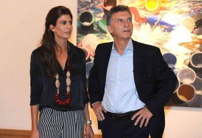 Mauricio Macri y Juliana Awada, en el Museo de Bellas Artes