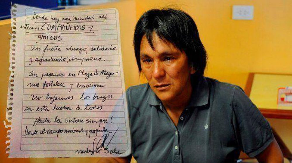 La carta de Milagro Sala desde la c�rcel: 
