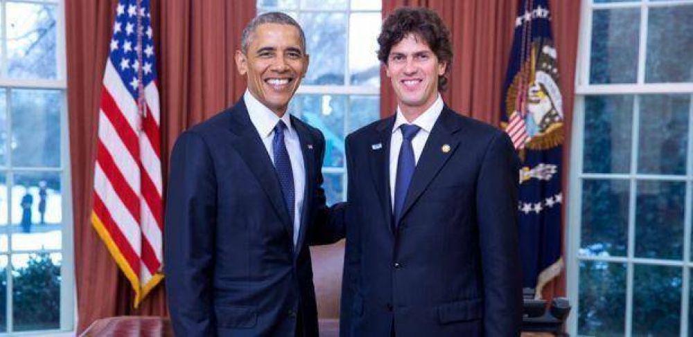 Lousteau present� cartas credenciales a Obama