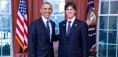 Lousteau present� cartas credenciales a Obama