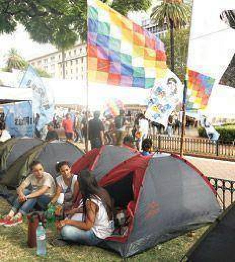 Un acampe para la liberaci�n