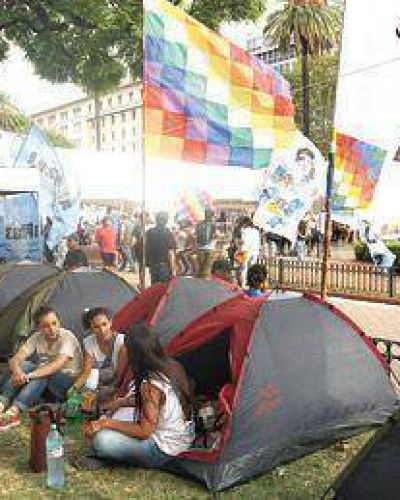 Un acampe para la liberaci�n