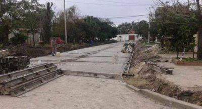 P�rdida de desag�es impiden avance en obras de pavimentaci�n