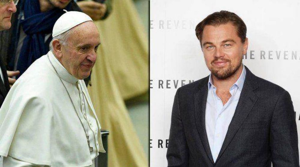 El Papa recibi a Leonardo DiCaprio por su compromiso con el medioambiente