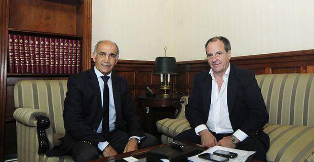 DANIEL CAPPELLETTI SE REUNI� CON EL VICEGOBERNADOR DANIEL SALVADOR