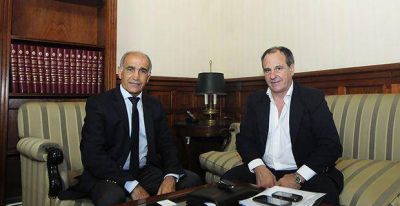 DANIEL CAPPELLETTI SE REUNI� CON EL VICEGOBERNADOR DANIEL SALVADOR