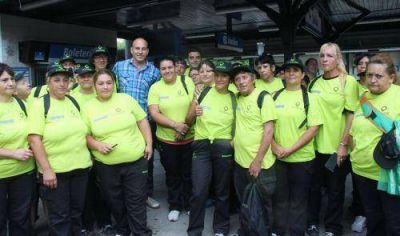 Molina sum� cooperativistas para la limpieza de Bernal