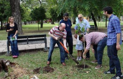 Ciudad Limpia hizo su primer regalo a Resistencia: 138 �rboles