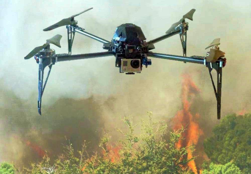 Neuqu�n particip� de la creaci�n de un drone de avanzada para los incendios forestales