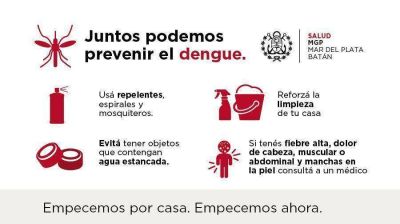 No hay dengue en Mar del Plata pero profundizan campa�a de prevenci�n