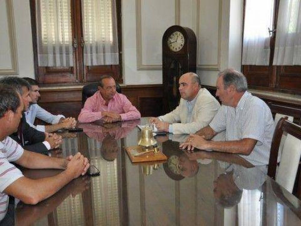 S�nchez recibi� en su despacho a autoridades del Banco Provincia