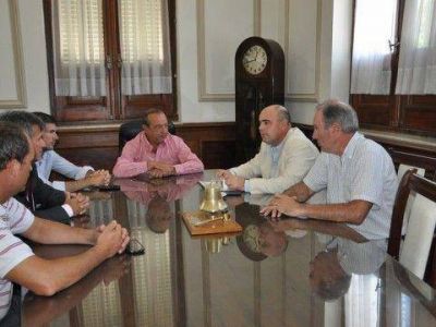 S�nchez recibi� en su despacho a autoridades del Banco Provincia