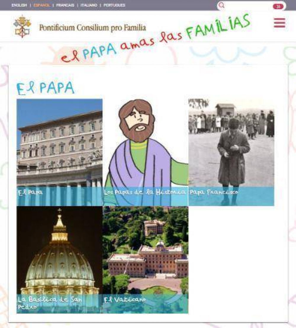 Vaticano presenta sitio web para que los niños aprendan sobre el Papa