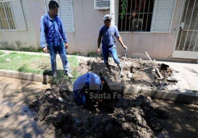 Pasaje de los Jubilados: ya con agua piden transporte y limpieza