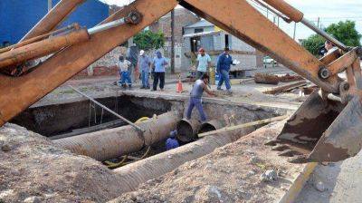Con obras, un barrio le hace frente al caos que dejan las lluvias