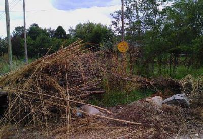 En Hoster�a San Antonio sobran basurales y polvareda