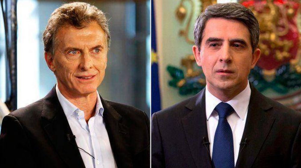 Macri recibe a su par de Bulgaria en Casa Rosada