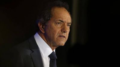 Daniel Scioli, sobre la fractura del bloque FPV-PJ: 