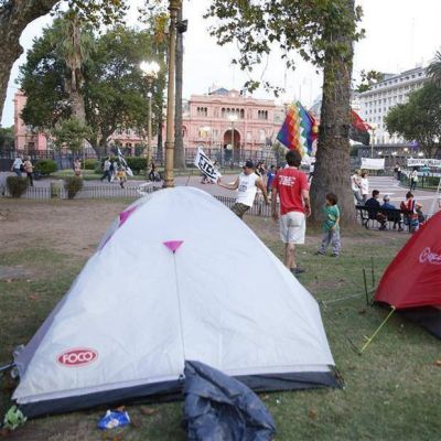 El acampe de la Tupac: la resistencia por Milagro