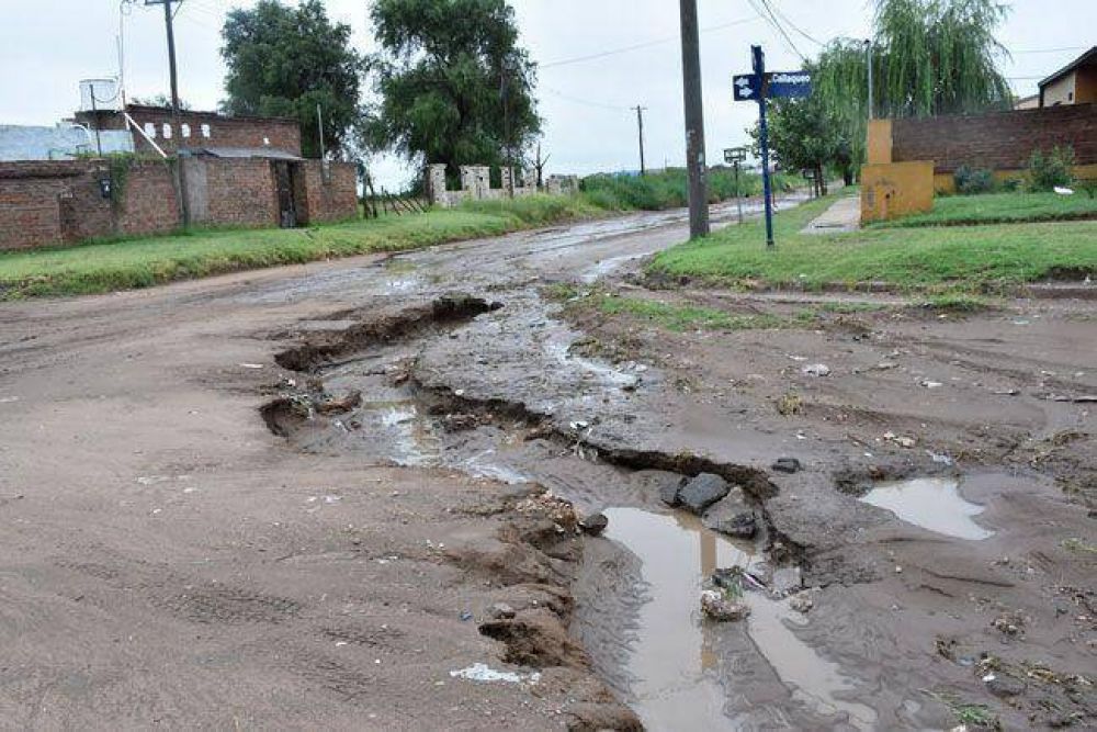 Torrencial lluvia en Santa Rosa: 56,4 mil�metros