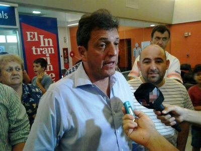 Sergio Massa lleg� a Santiago para disfrutar del Festival de La Salamanca