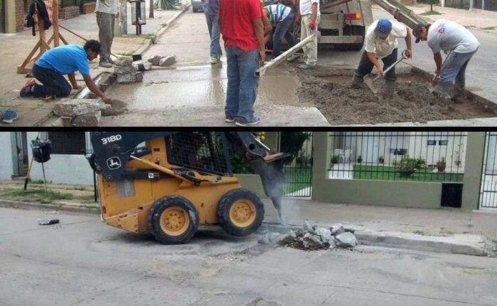 TRABAJOS EN EL PAVIMENTO DE LA CIUDAD
