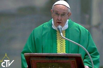 El Papa los Capuchinos: �El perd�n es una semilla, una caricia de Dios�