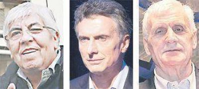 Jueves, la prueba de fuego de Macri con jefes de las tres CGT