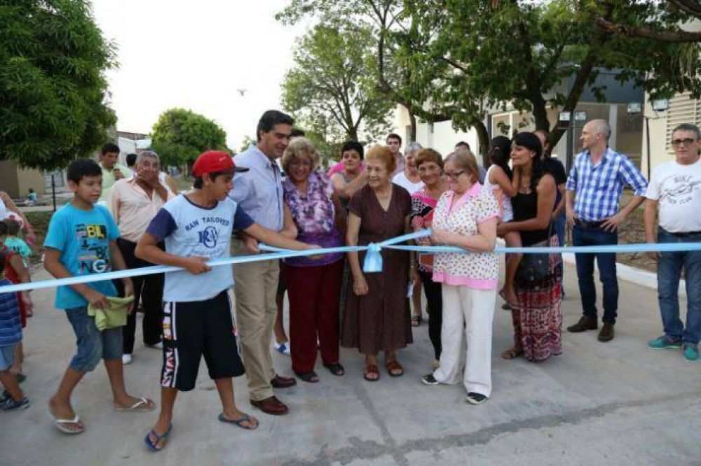 Capitanich habilit obra de la calle Jujuy y quiere llegar a 2400 cuadras en la ciudad