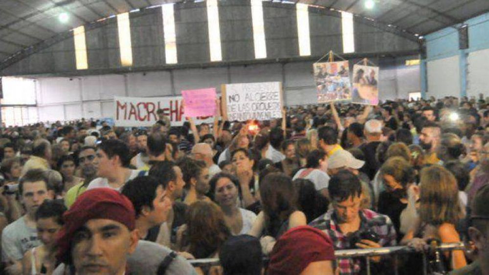 Expulsaron de un acto a militantes kirchneristas que pretend�an escrachar a Mauricio Macri
