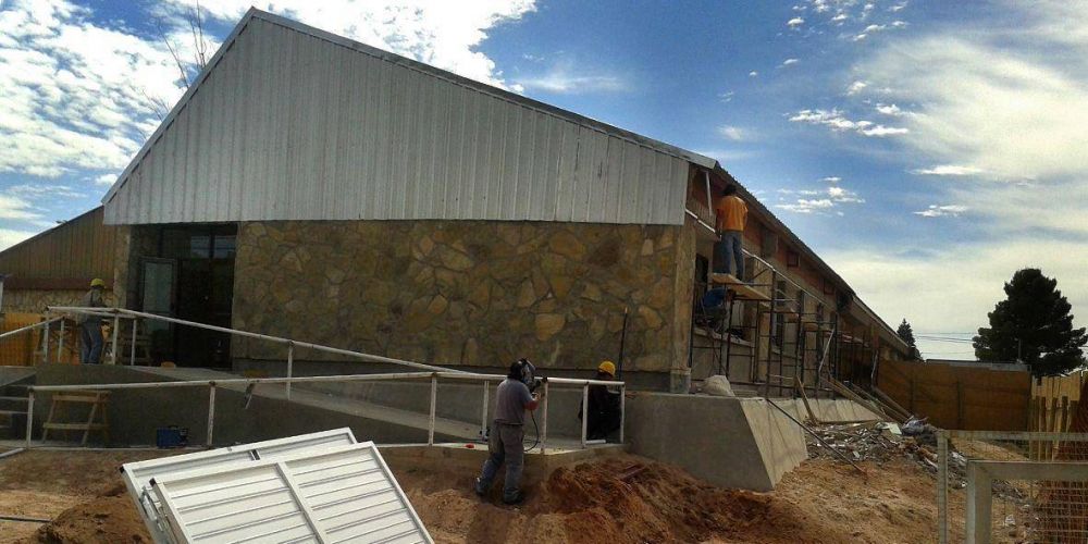 Avanza la obra de ampliaci�n de la Escuela 172 de Cutral Co