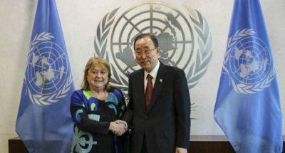 Malcorra fue recibida por el Secretario General de la ONU
