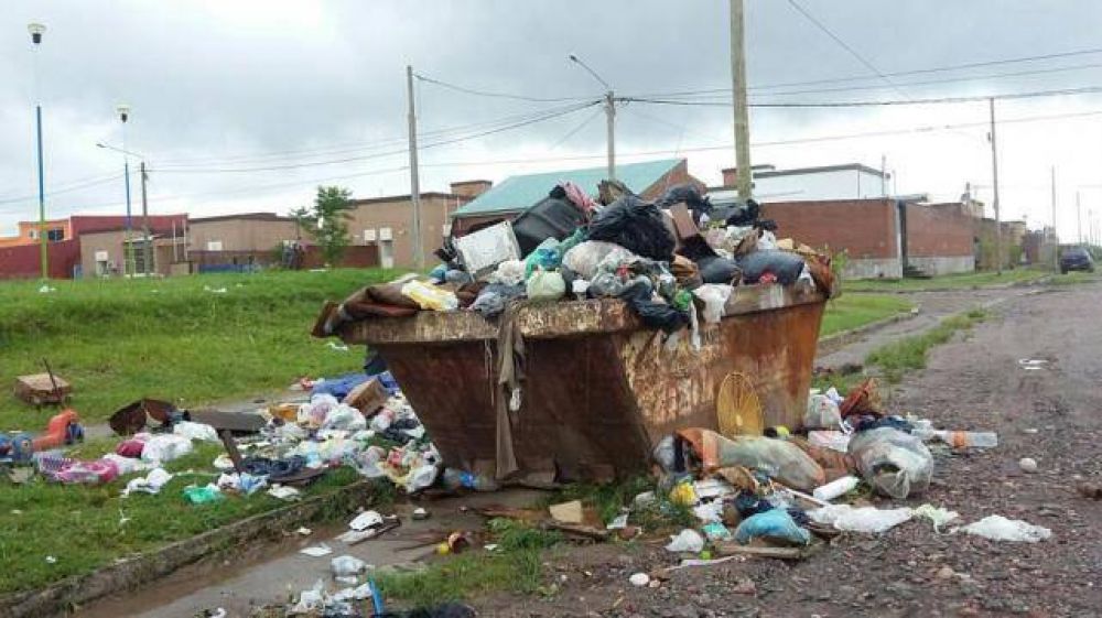 La falta de recolecci�n de residuos convirti� a barrio nuevo en un basural 